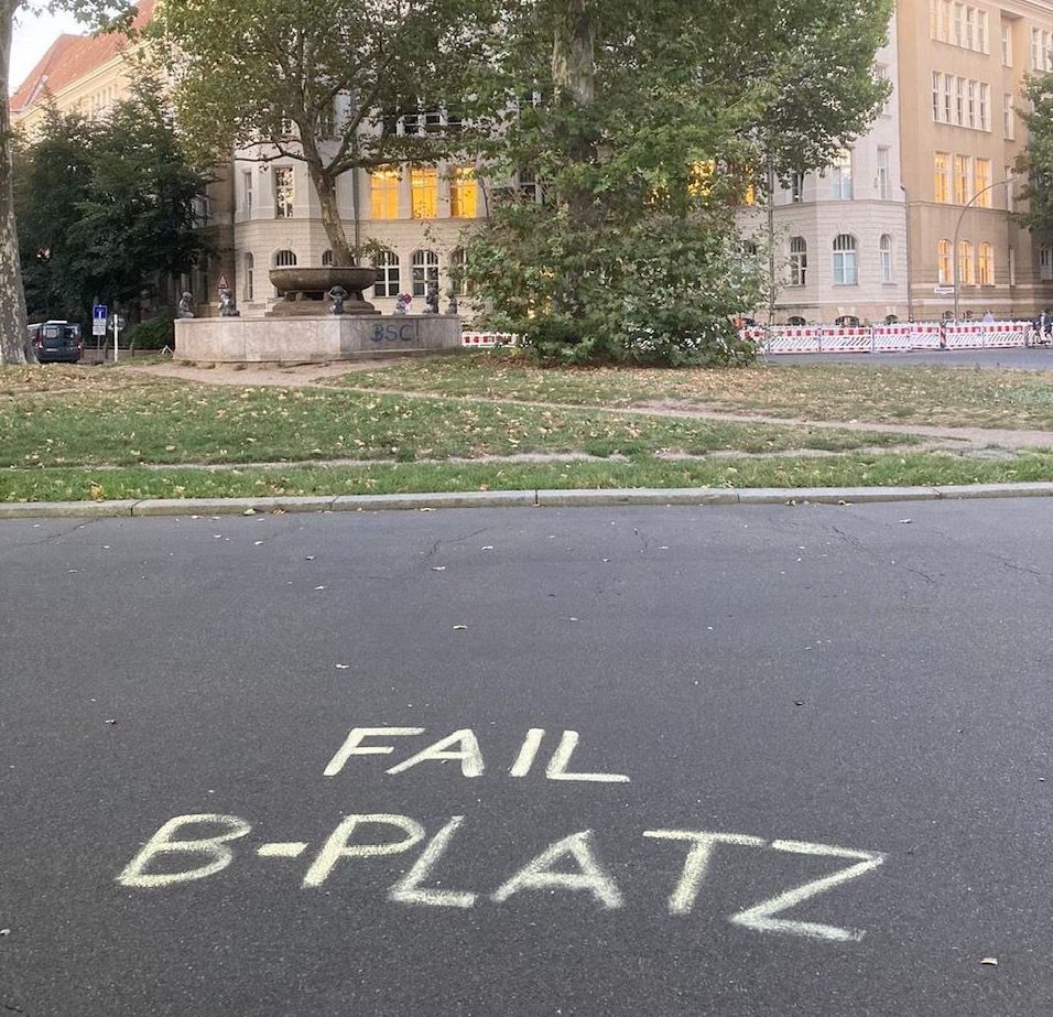 18. September 2024: Protest gegen die Entscheidung zur Umgestaltung des Barbarossaplatzes
