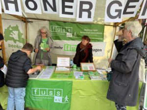 Bild vom Stand der Bezirksgruppe auf dem Nachbarschaftsfest