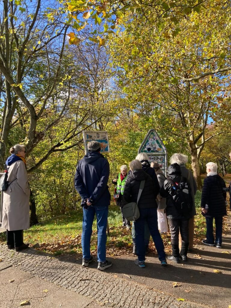 Teilstück vom Weg 17 - Teltowkanalweg - am 25. Oktober 2025