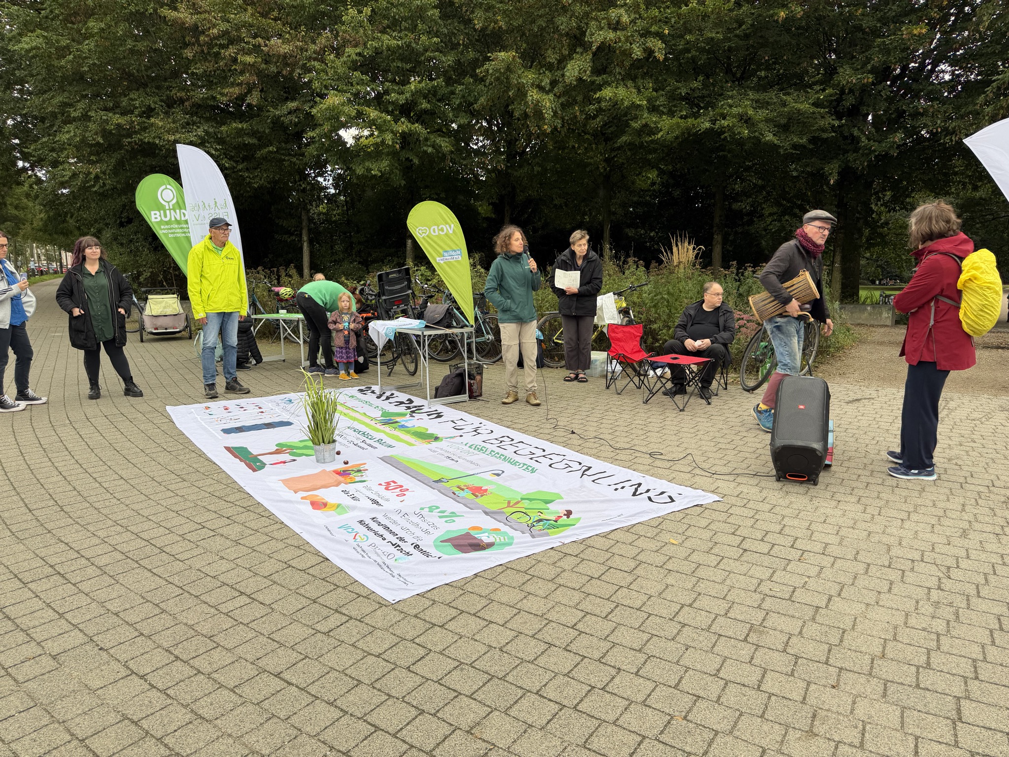 Parking Day mit VCD, SiWeKi und Fuss e.V.