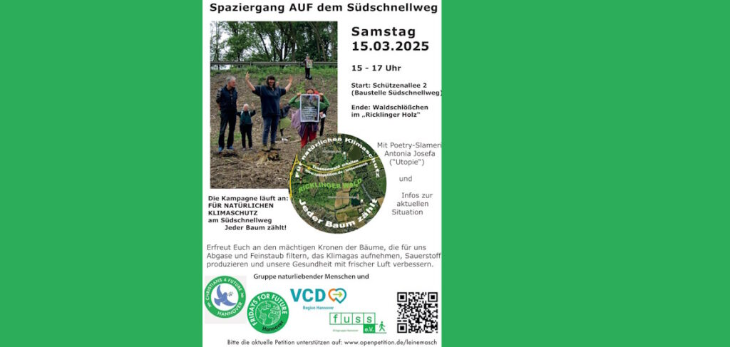 Spaziergang AUF dem Südschnellweg