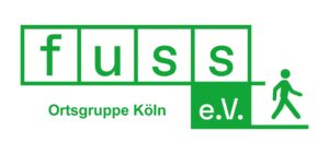 Das grüne Logo der Kölner Ortgruppe des FUSS e.V. 