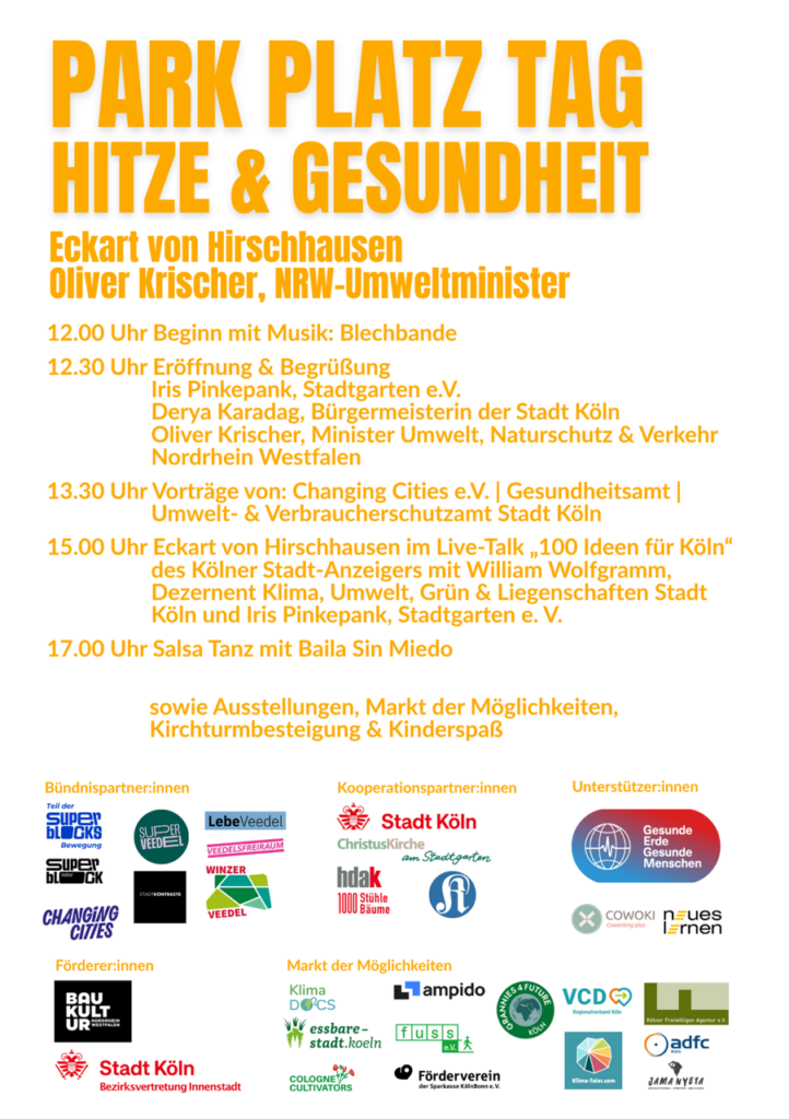 Plakat mit den Details zur Veranstaltung
