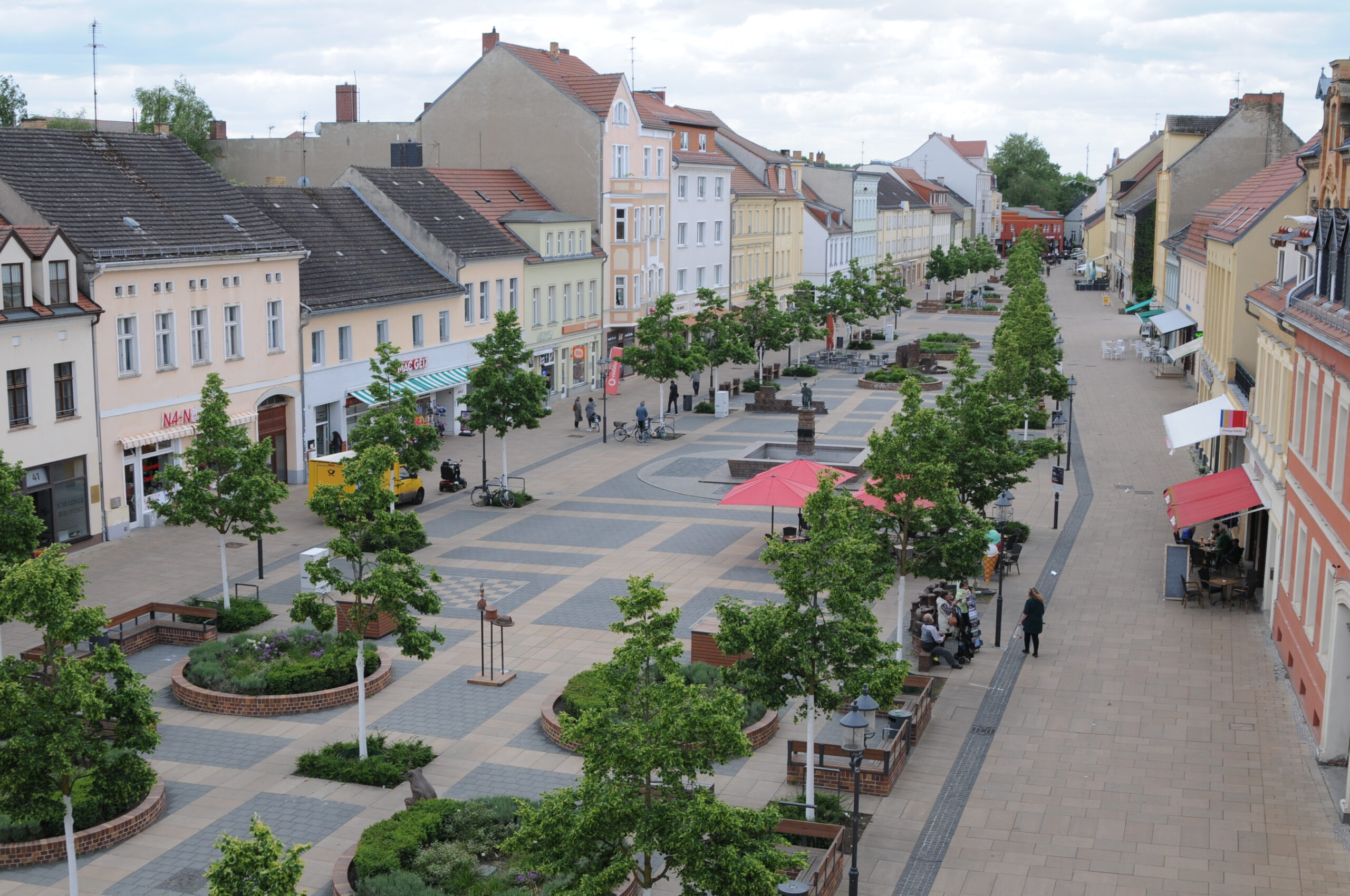 Fußgängerzone in Luckenwalde