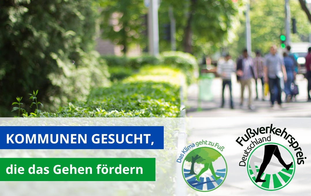 Kommunen gesucht die das Gehen fördern