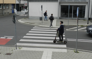 Geretteter Zebrastreifen am Unterdörnen